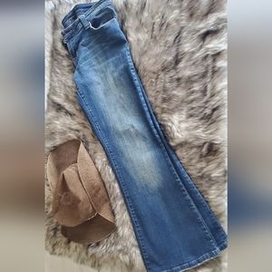 Darkwash Flared Denim Jeans